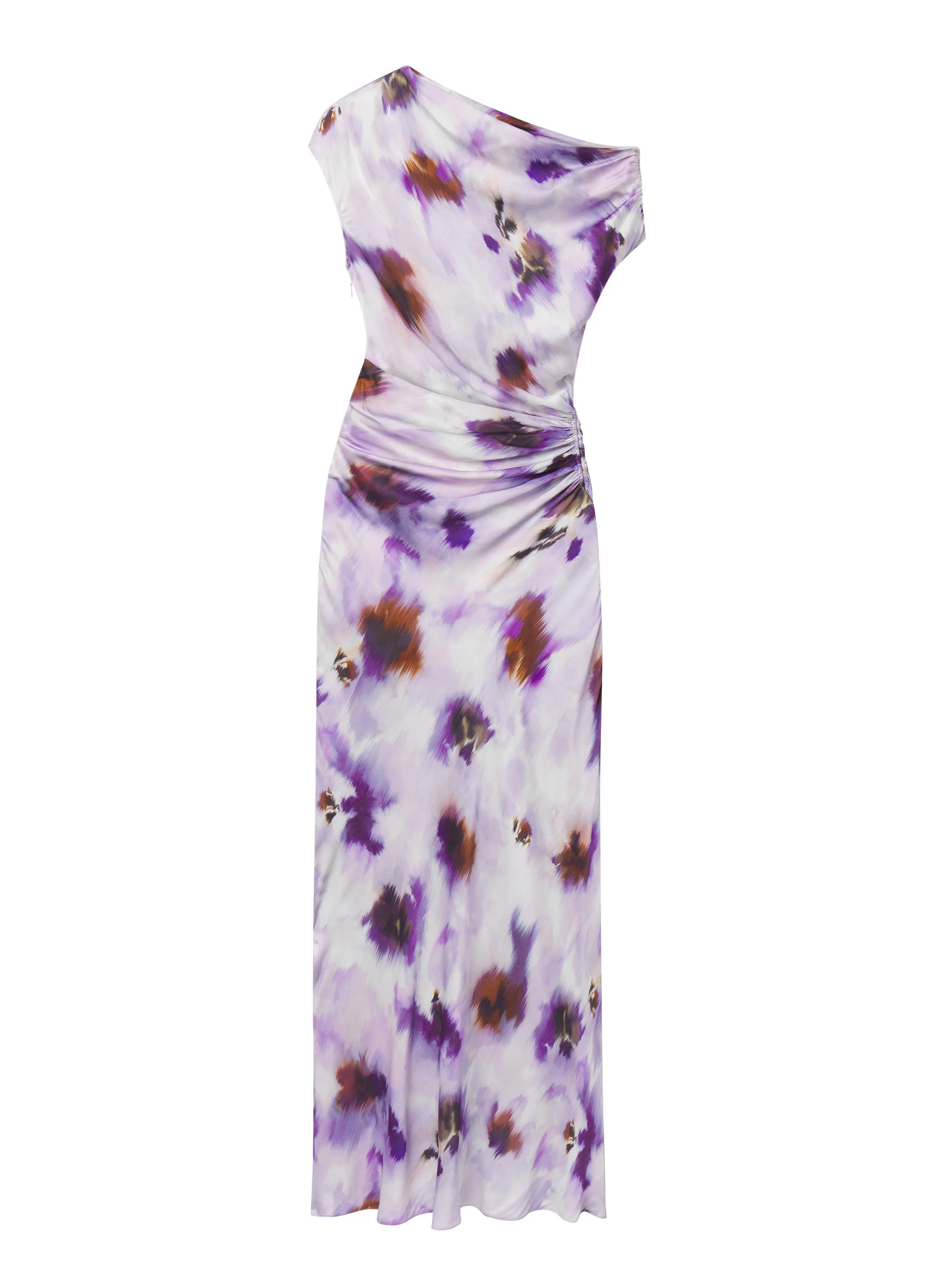 Poppy One Shoulder Satin Gown - Image 6
