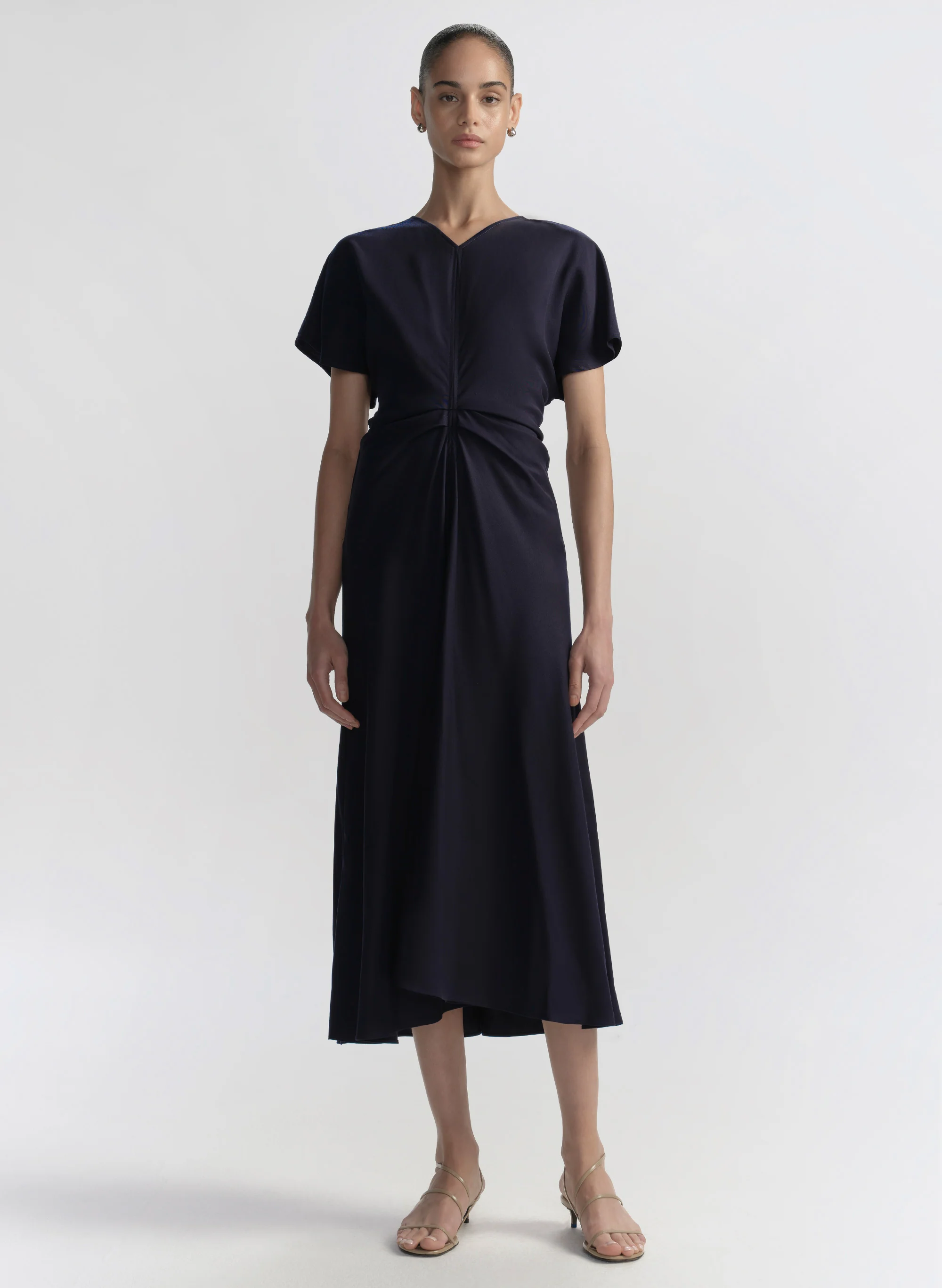 Rem Ruched Midi Dress