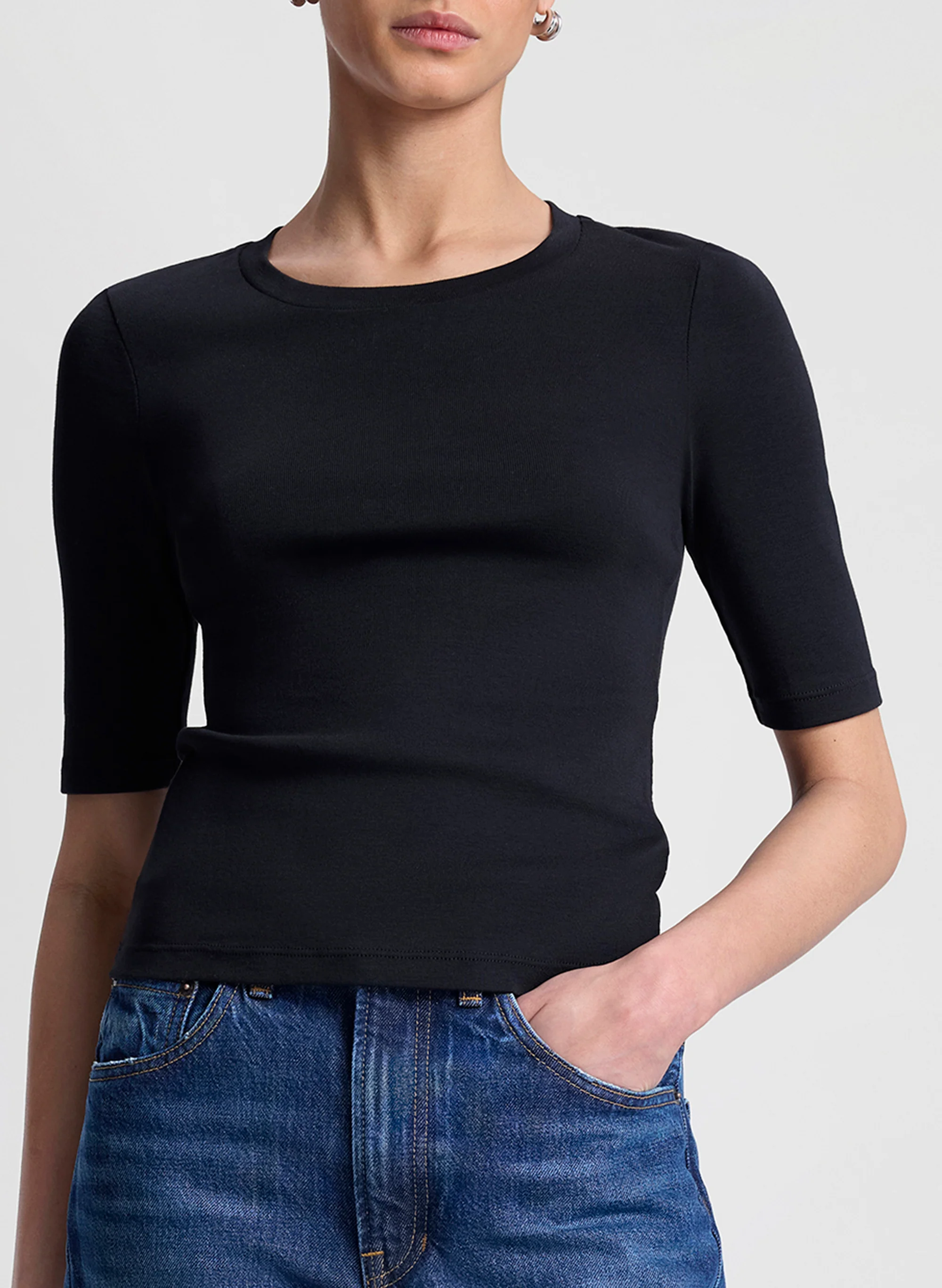 Rory Rib Tee - Image 2