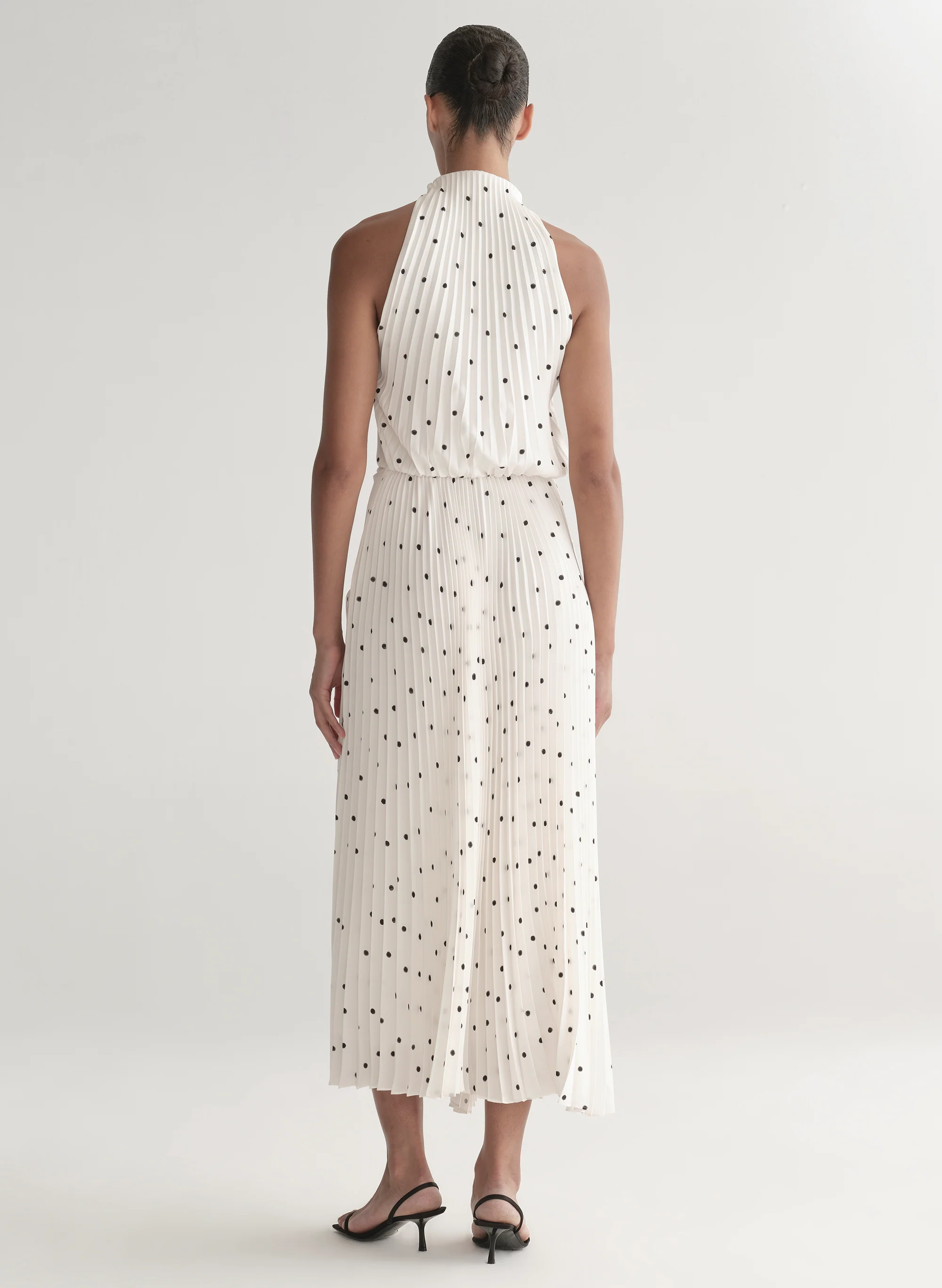 Simona Pleated Midi Dress - Image 5