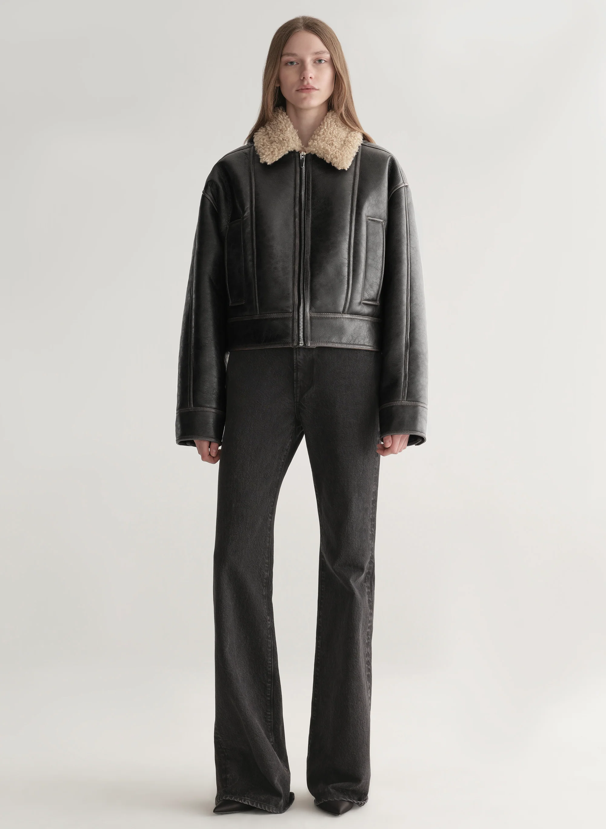 Stevie Faux Shearling Jacket - Image 4