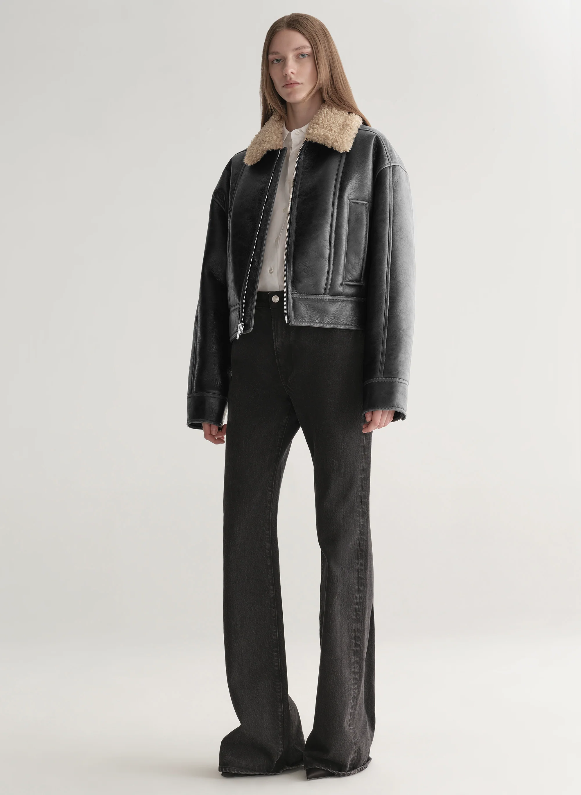 Stevie Faux Shearling Jacket - Image 5