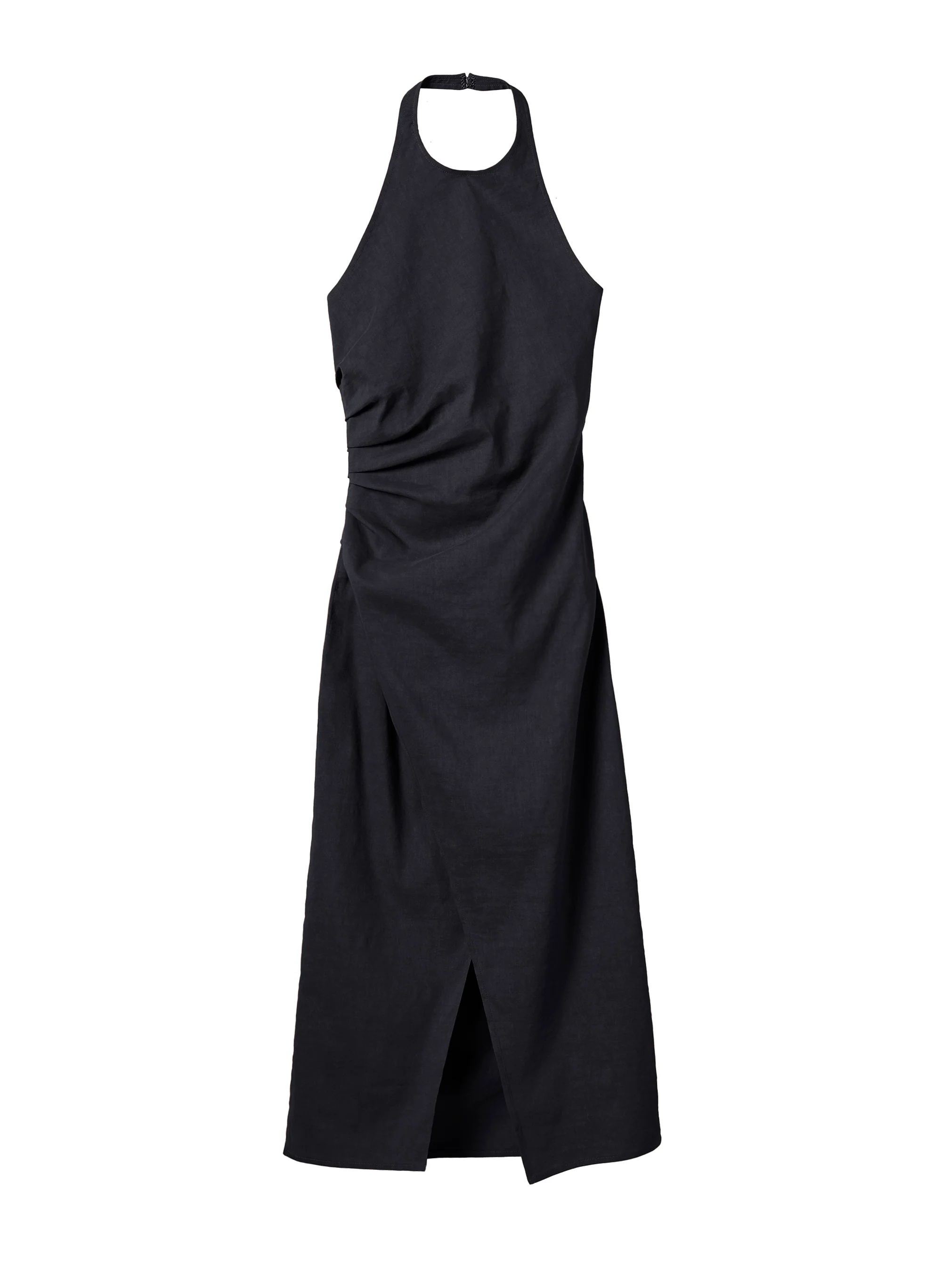 Sylvie Linen Midi Halter Dress - Image 6