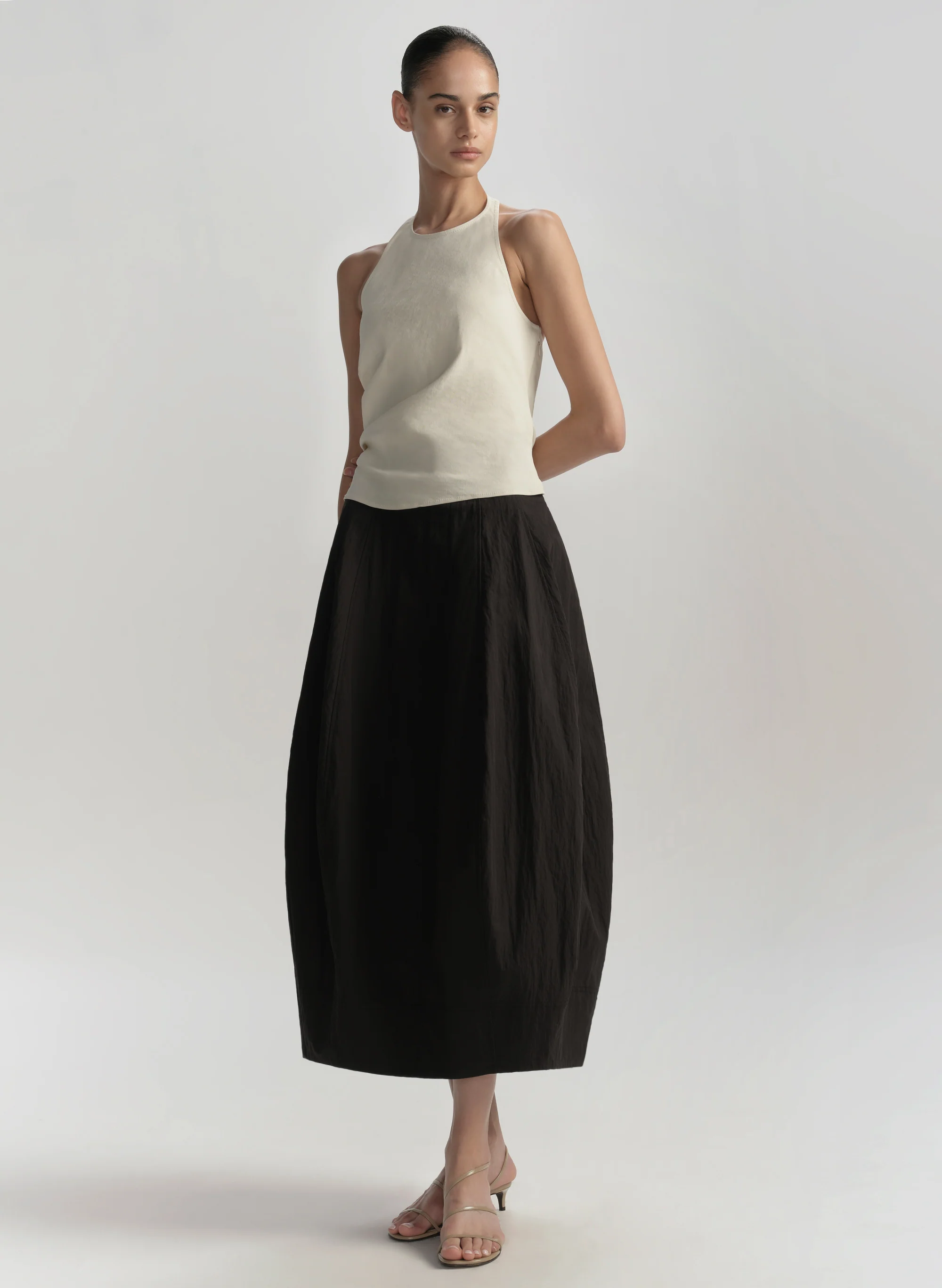 Sylvie Linen Halter Top - Image 4