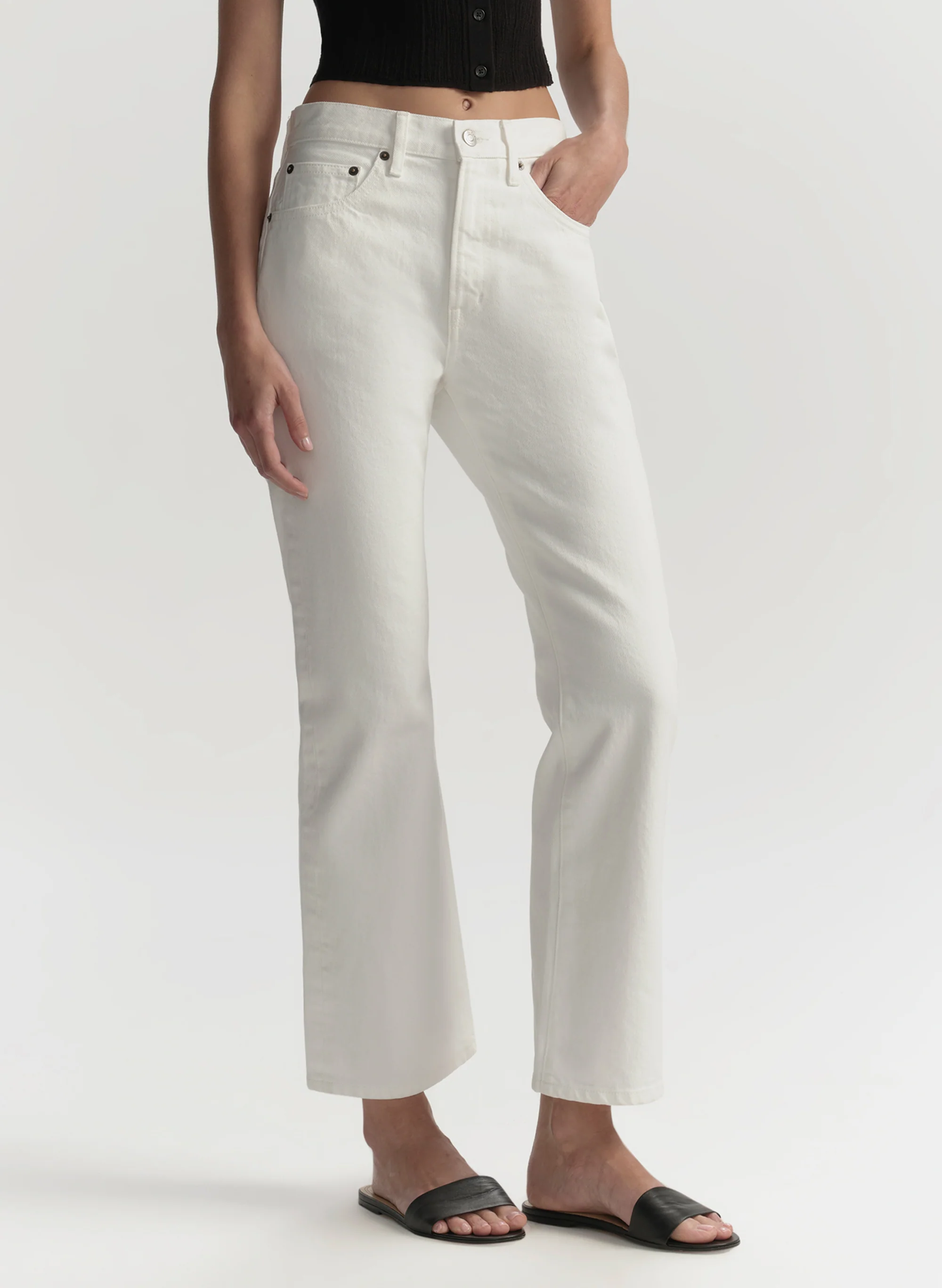 The 009 Cropped Flare Jean - Image 3