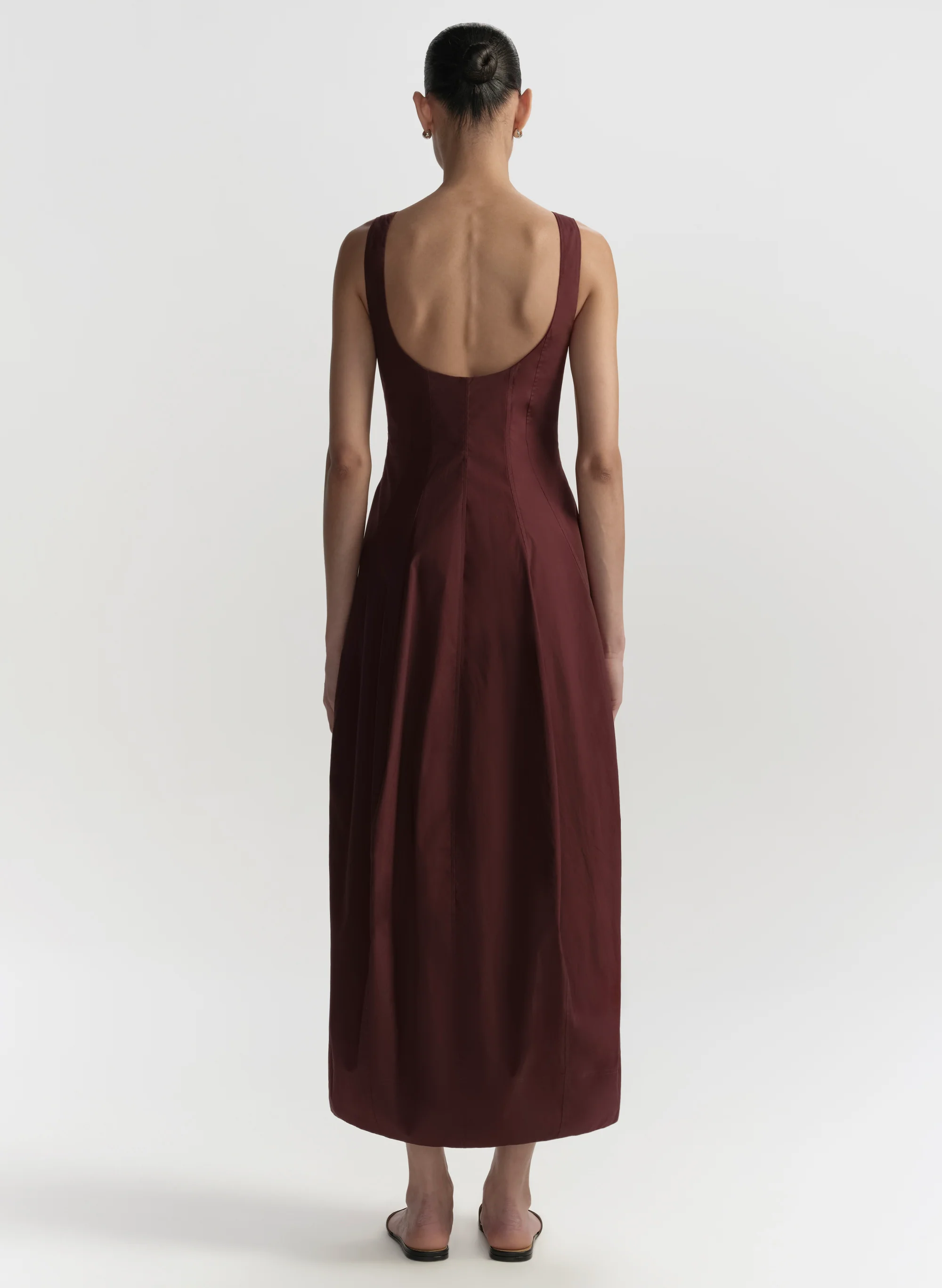 Veda Stretch Cotton Midi Dress - Image 6