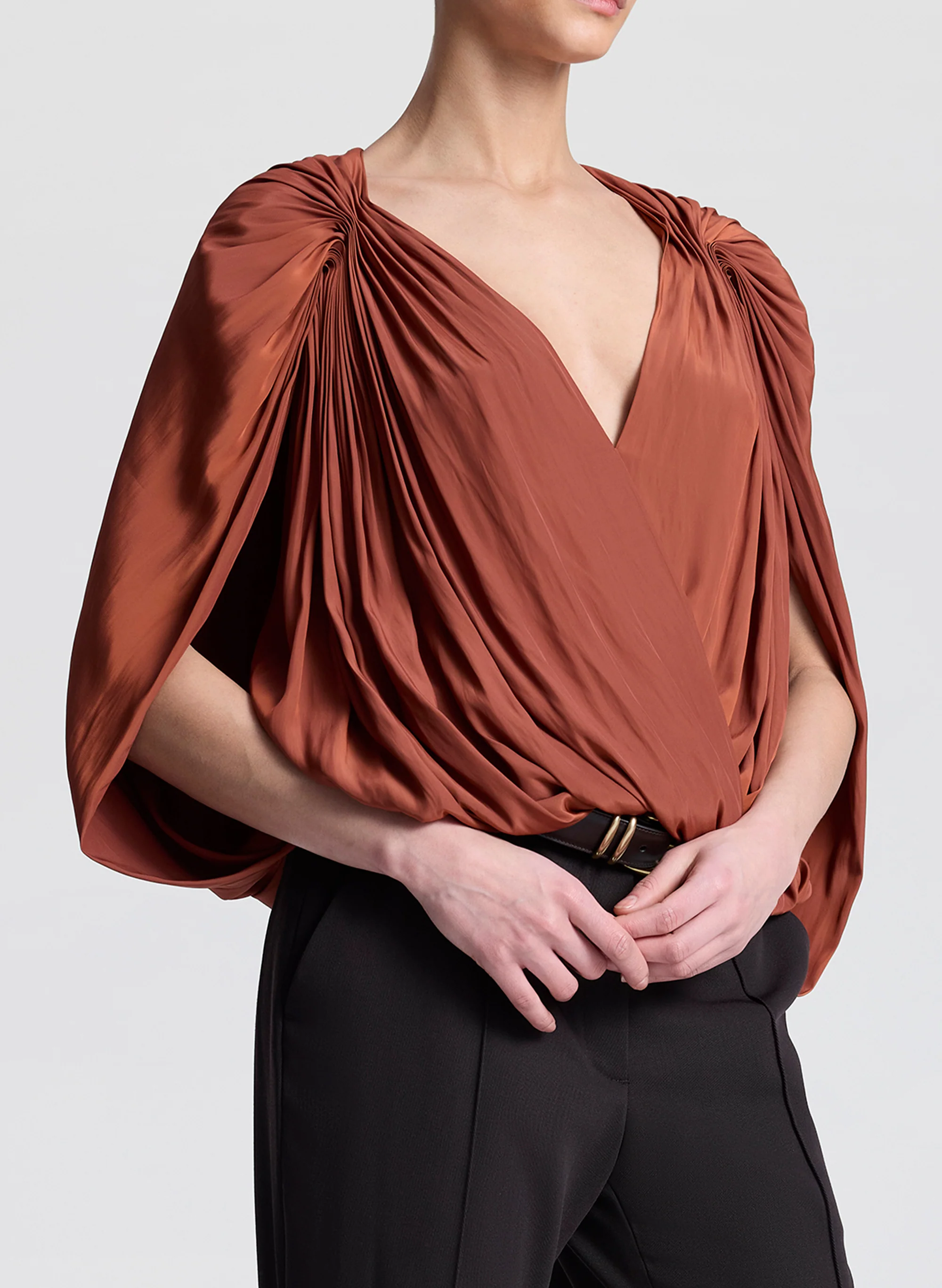 Vivian Caped Top - Image 2
