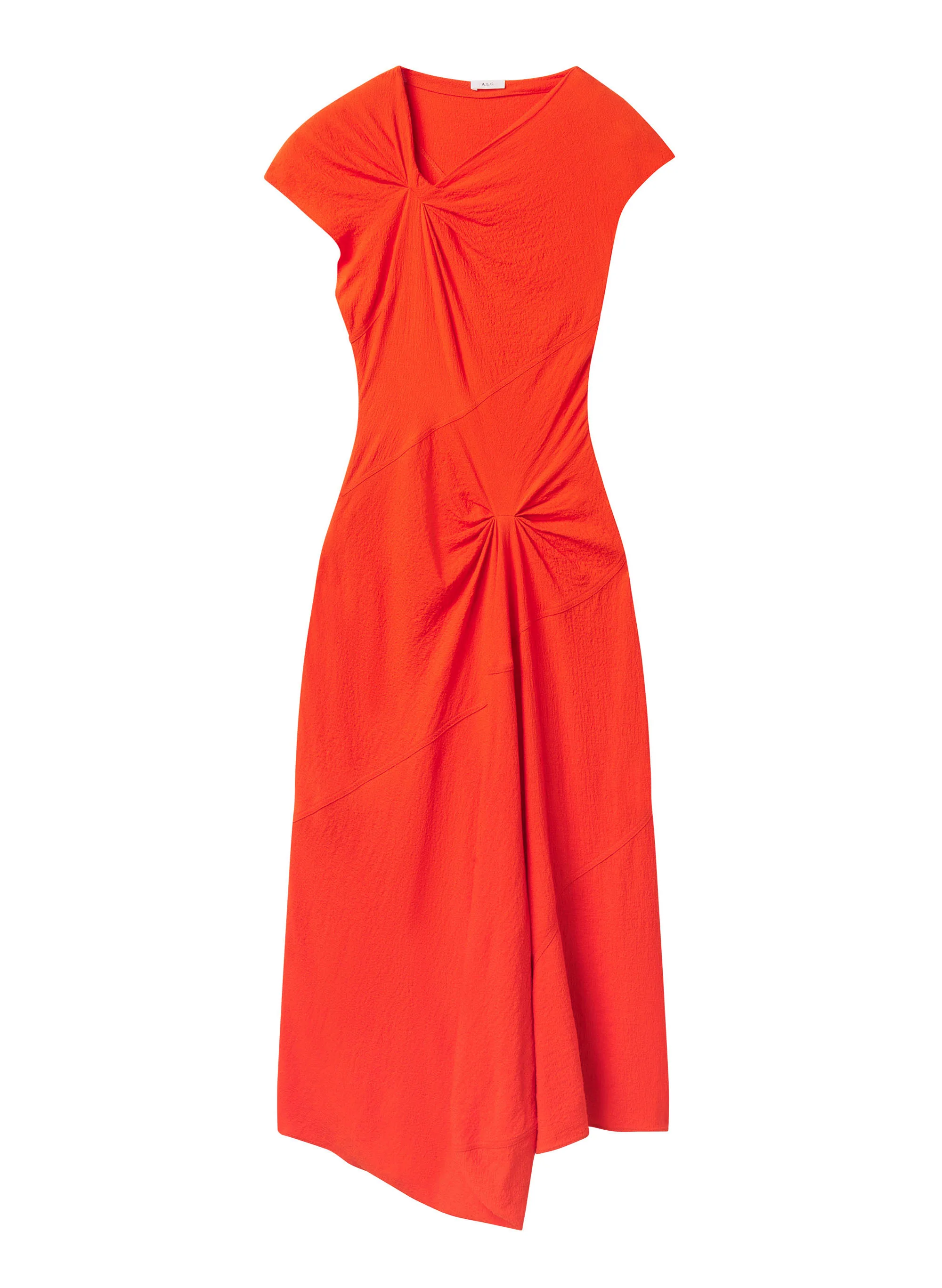 Willa Textured Crepe Midi Dress - Image 6