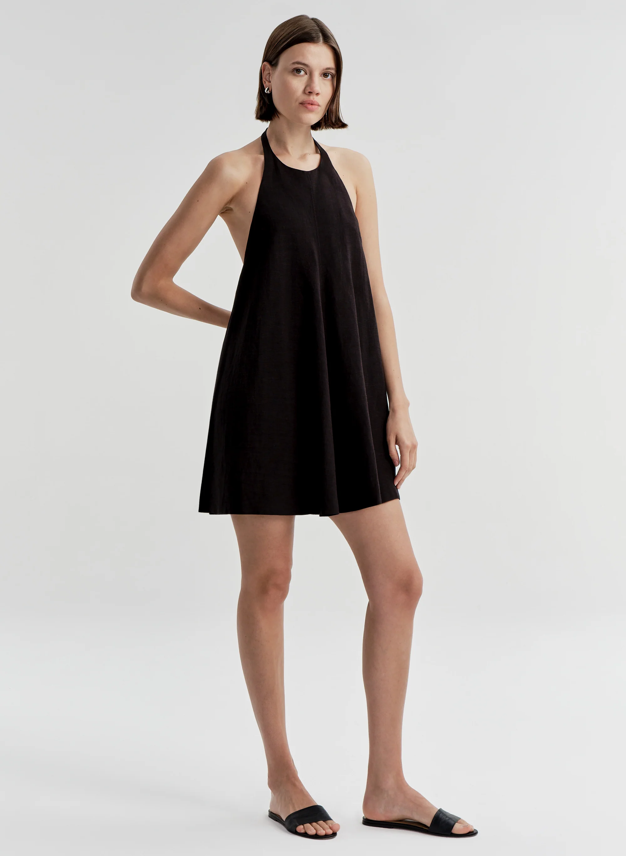Winona Linen Mini Dress - Image 4
