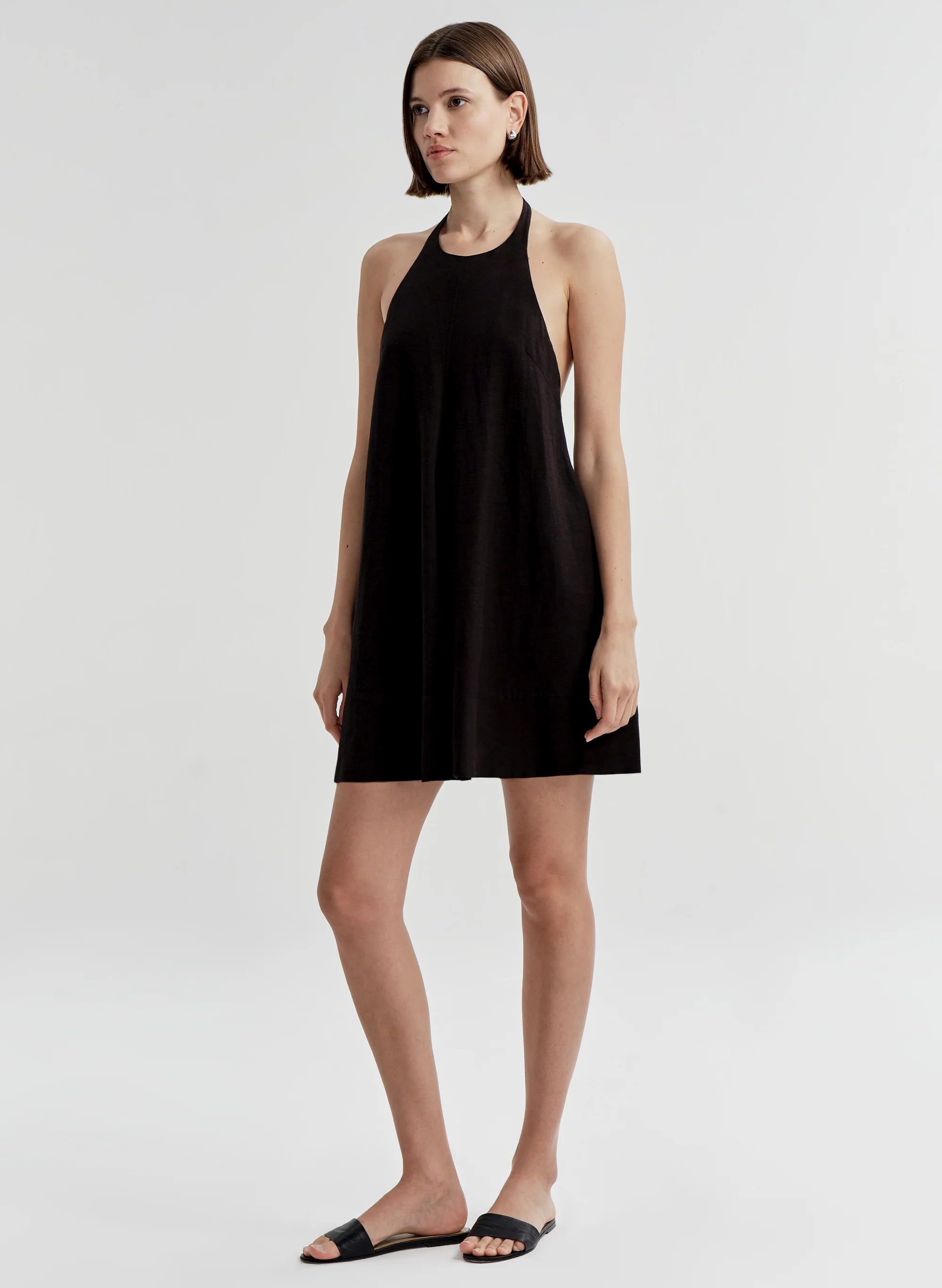 Winona Linen Mini Dress - Image 5