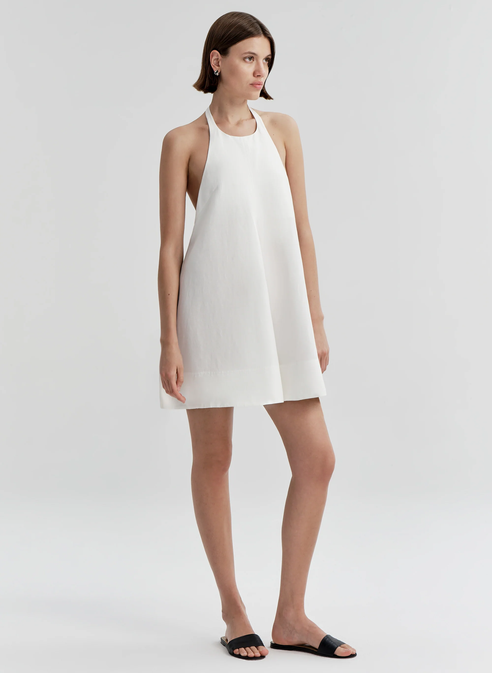 Winona Linen Mini Dress - Image 4