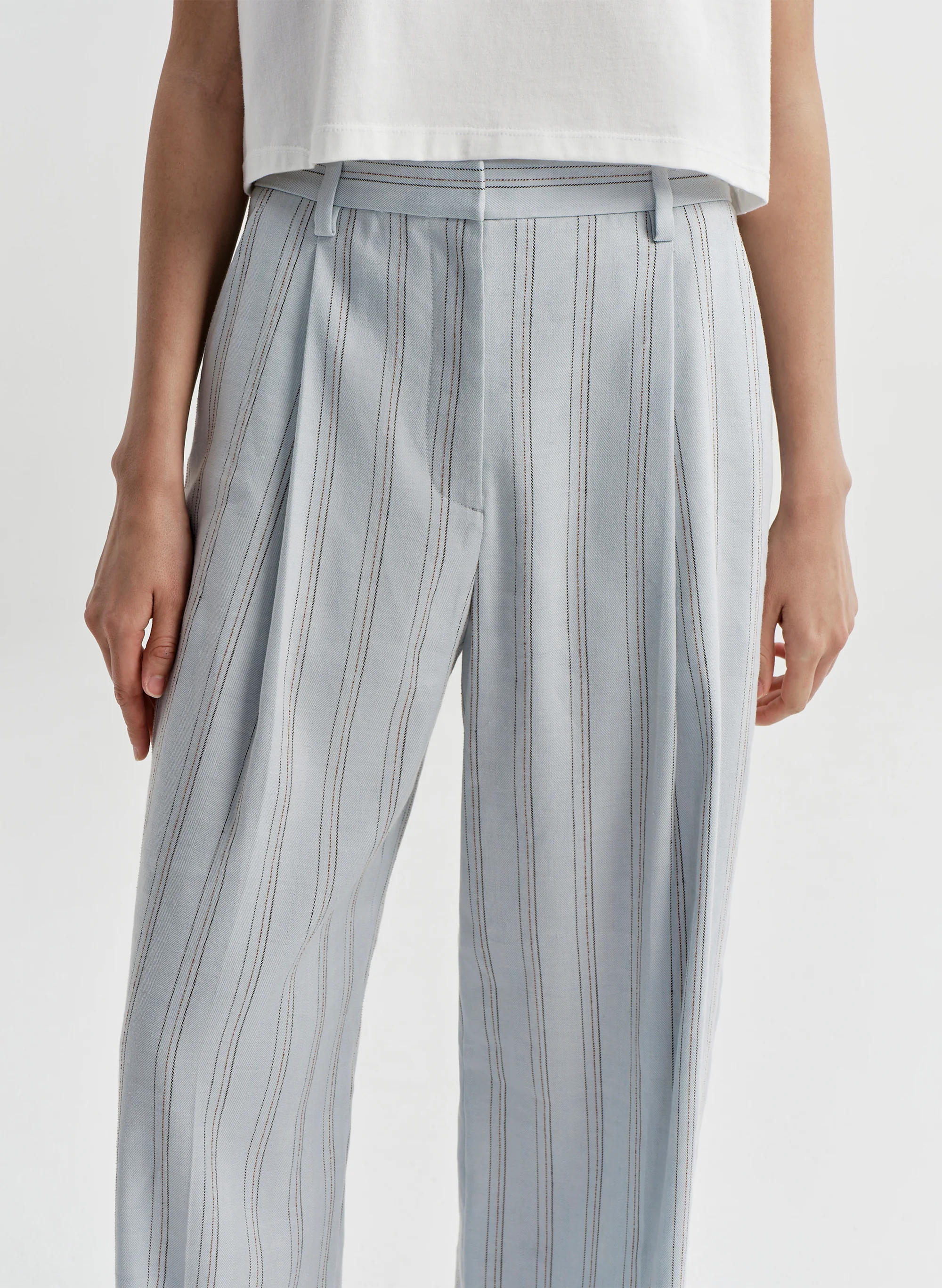 Winston Linen Pinstripe Pant - Image 2