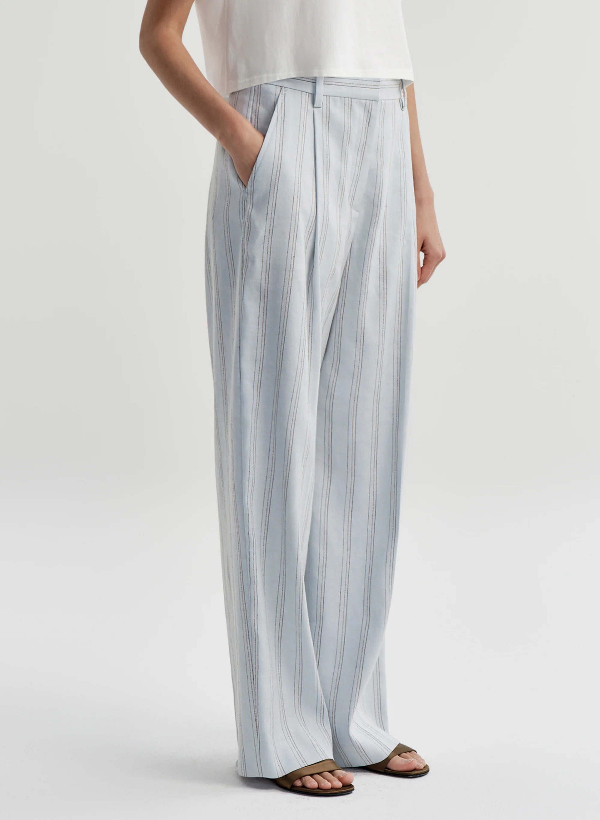 Winston Linen Pinstripe Pant - Image 3