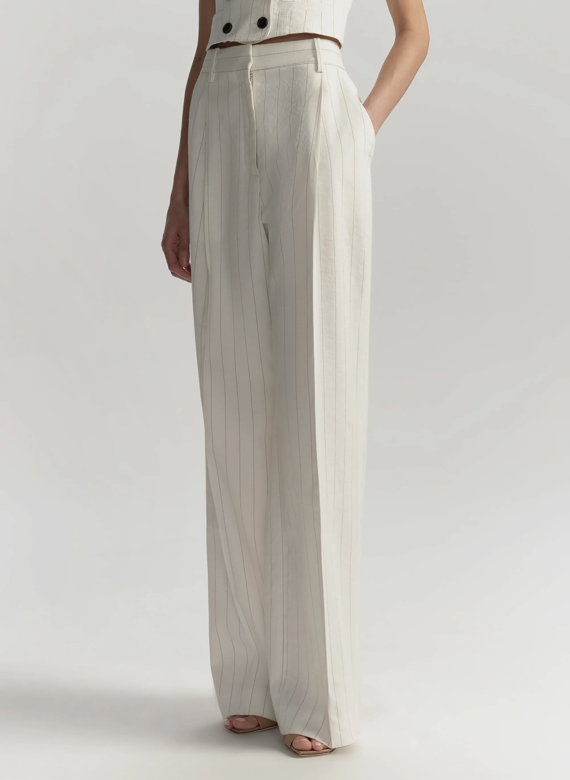 Winston Linen Pinstripe Pant - Image 4