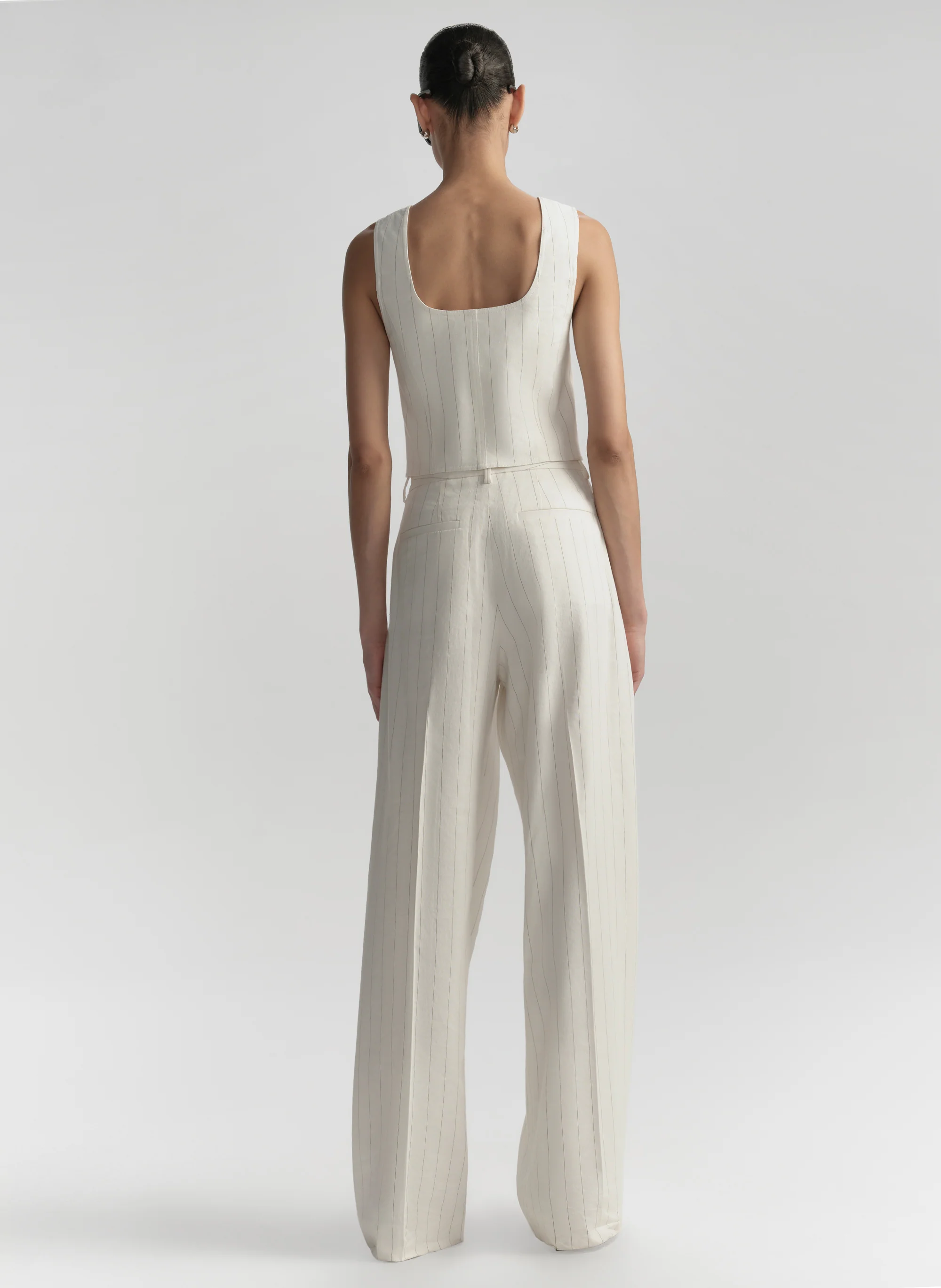 Winston Linen Pinstripe Pant - Image 5