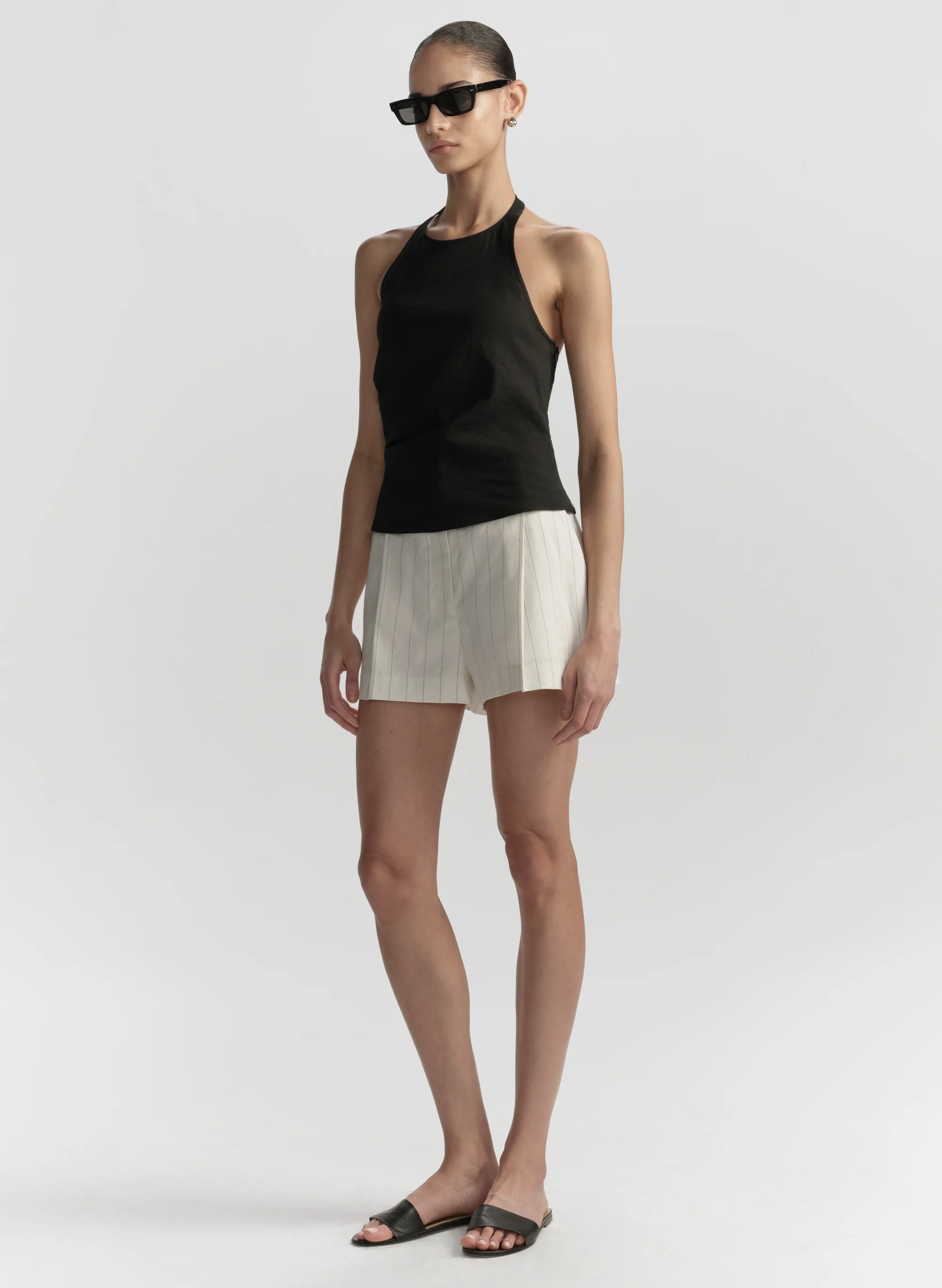 Winston Linen Pinstripe Short - Image 4